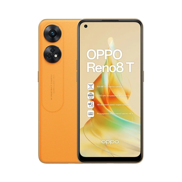 reno8 t 8!}128gb sunset orange